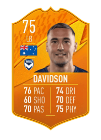 Jason Davidson Domestic Man of the Match 75 OVR