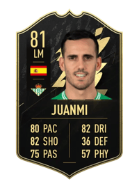 Juanmi Team of the Week 81 OVR