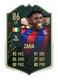 Wilfried Zaha WINTER WILDCARDS 86 OVR
