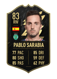 Pablo Sarabia Team of the Week 83 OVR