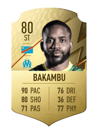 Cédric Bakambu Rare 80 OVR