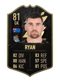 Mathew Ryan Team of the Week 81 OVR