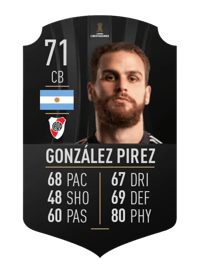 Leandro González Pirez CONMEBOL LIBERTADORES 71 OVR
