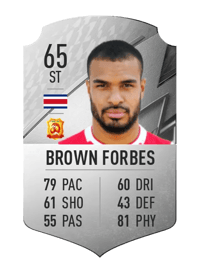 Felicio Brown Forbes Rare 65 OVR