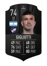 Emmanuel Gigliotti CONMEBOL LIBERTADORES 74 OVR