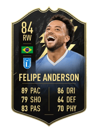 Felipe Anderson Team of the Week 84 OVR