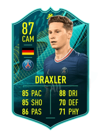 Julian Draxler PLAYER MOMENTS 87 OVR