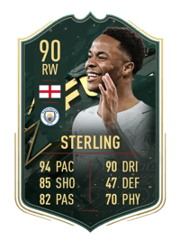Raheem Sterling WINTER WILDCARDS 90 OVR