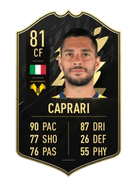 Gianluca Caprari Team of the Week 81 OVR