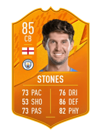 John Stones Domestic Man of the Match 85 OVR