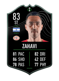 Eran Zahavi UECL MOTM 83 OVR