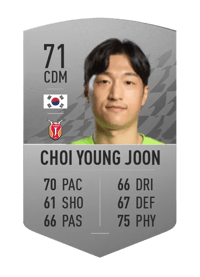Choi Young Joon Common 71 OVR