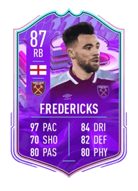 Ryan Fredericks FUT Birthday 87 OVR