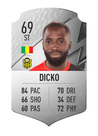 Nouha Dicko Rare 69 OVR