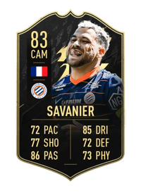 Téji Savanier Team of the Week 83 OVR