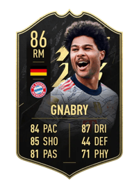 Serge Gnabry Team of the Week 86 OVR