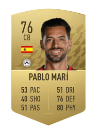 Pablo Marí Common 76 OVR