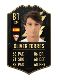 Óliver Torres Team of the Week 81 OVR