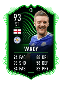 Jamie Vardy UECL Road to the Final 93 OVR