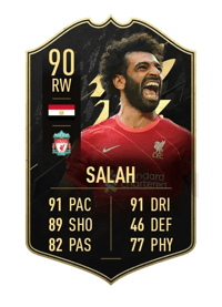 Mohamed Salah Team of the Week 90 OVR