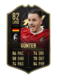 Christian Günter Team of the Week 82 OVR