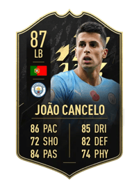João Cancelo Team of the Week 87 OVR