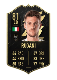 Daniele Rugani Team of the Week 81 OVR