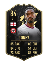 Ivan Toney Team of the Week 84 OVR