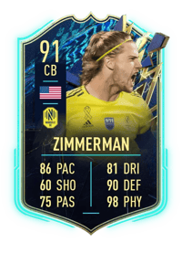 Walker Zimmerman Team of the Season 91 OVR
