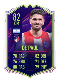 Rodrigo Javier De Paul Ones to Watch 82 OVR