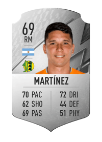 Tomás Martínez Rare 69 OVR