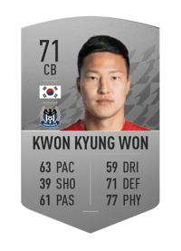 Kwon Kyung Won Common 71 OVR