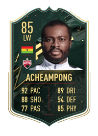 Frank Acheampong WINTER WILDCARDS 85 OVR