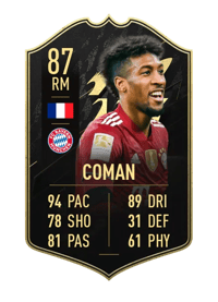 Kingsley Coman Team of the Week 87 OVR