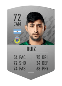 Alan Ruiz Common 72 OVR