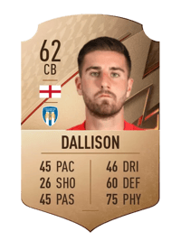 Tom Dallison Rare 62 OVR