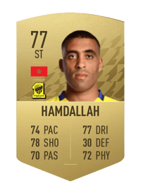 Abderrazak Hamdallah Common 77 OVR