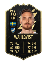 Linus Wahlqvist Team of the Week 76 OVR