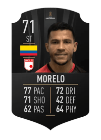Wilson Morelo CONMEBOL LIBERTADORES 71 OVR