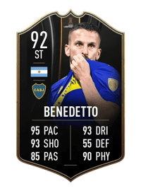 Darío Benedetto CONMEBOL Libertadores TOTGS 92 OVR
