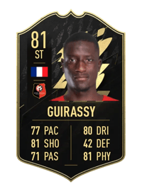 Serhou Guirassy Team of the Week 81 OVR