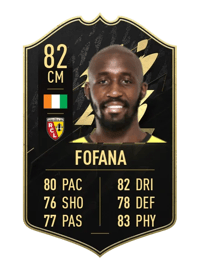 Seko Fofana Team of the Week 82 OVR