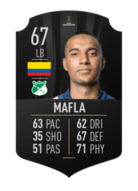 Christian Mafla CONMEBOL LIBERTADORES 67 OVR