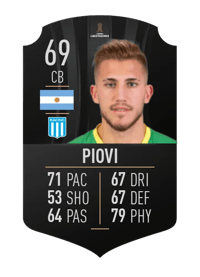 Gonzalo Piovi CONMEBOL LIBERTADORES 69 OVR