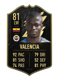 Enner Valencia Team of the Week 81 OVR