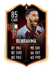 Saïd Benrahma UEFA EUROPA LEAGUE TEAM OF THE TOURNAMENT 85 OVR