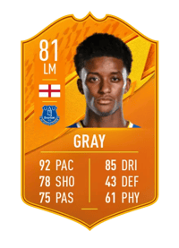 Demarai Gray Domestic Man of the Match 81 OVR