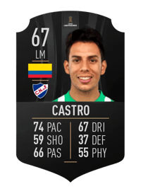 Alex Castro CONMEBOL LIBERTADORES 67 OVR