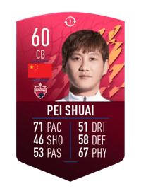 Pei Shuai SUMMER SWAP TOKEN 60 OVR