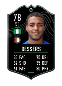 Cyriel Dessers UECL MOTM 78 OVR